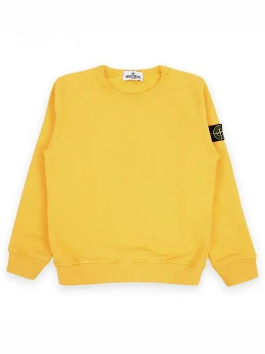 Stone Waffen Patch Round Neck Sweatshirt (Yellow) 811661320 V0030 14A - STONE ISLAND - BALAAN 2