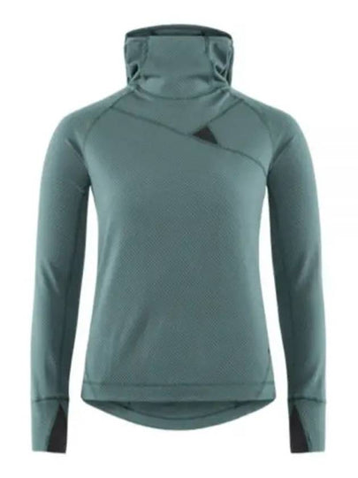 Women's Huge Mid Layer Hoodie Forest Green - KLATTERMUSEN - BALAAN 2