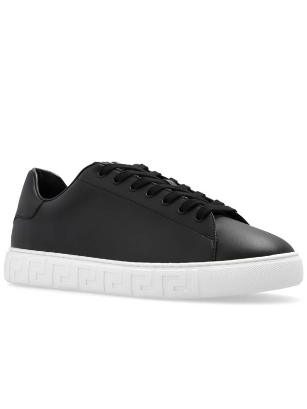 Greca Low Top Sneakers Black - VERSACE - BALAAN 5