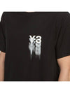 Y 3 Men's Short Sleeve T-Shirt IN8743 BLACK - YOHJI YAMAMOTO - BALAAN 6