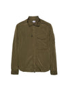 Chrome-R Pocket Over Long Sleeve Shirt Green - CP COMPANY - BALAAN 2