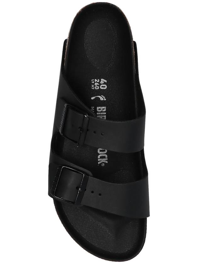 Arizona Double Buckle Slippers Black - BIRKENSTOCK - BALAAN 7