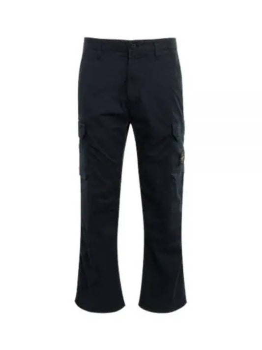 Pantaloni Comfort Fit Cargo Straight Pants Navy - STONE ISLAND - BALAAN 2