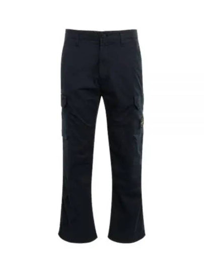 Pantaloni Comfort Fit Cargo Straight Pants Navy - STONE ISLAND - BALAAN 2