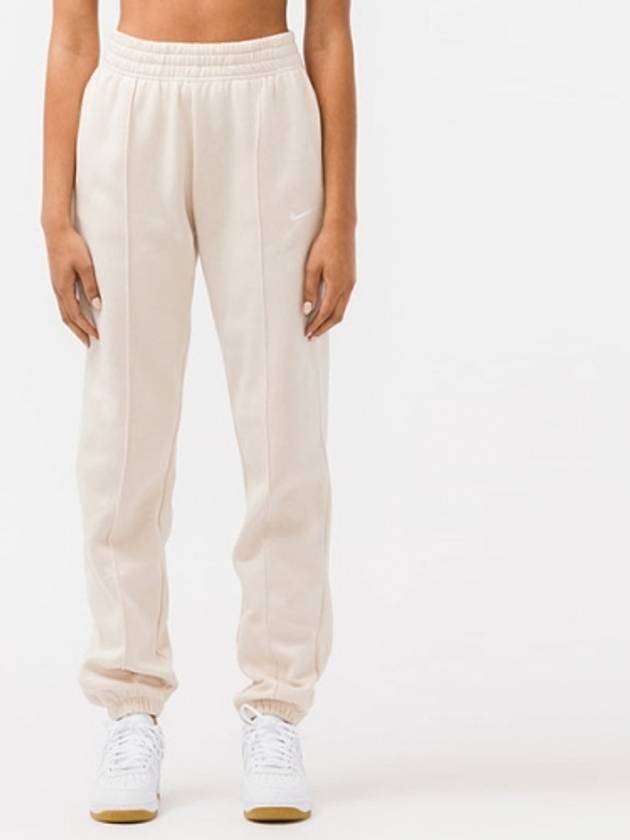 01 DV7093 219 Women’s Essential Fleece Jogger Pants Summit White - NIKE - BALAAN 1