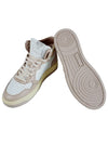 Medalist Leather High-Top Sneakers White Beige - AUTRY - BALAAN 3