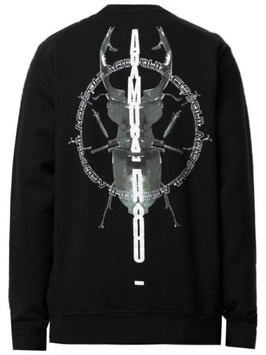 Milla Print Sweatshirt Black - MARCELO BURLON - BALAAN 1