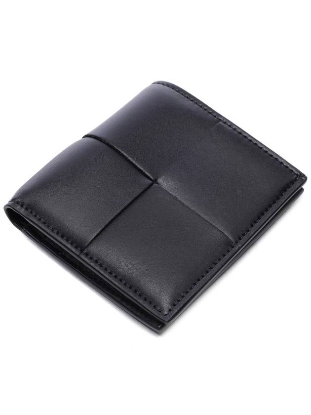 Slim Folder Half Wallet Black - BOTTEGA VENETA - BALAAN 6