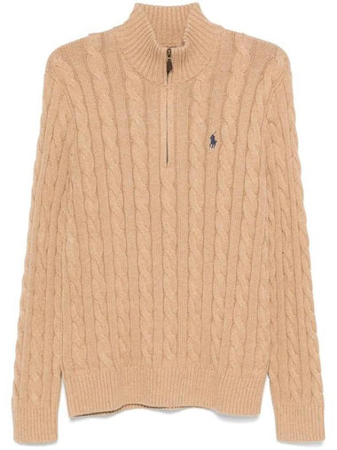 Cable Knit Top Brown - POLO RALPH LAUREN - BALAAN 1