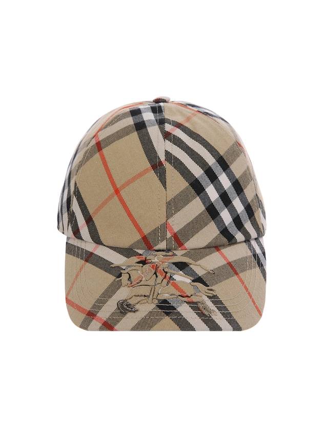 Vintage Check Base Ball Cap Beige - BURBERRY - BALAAN 3