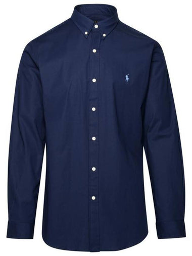 Long Sleeve Shirt 710928254001 Navy - POLO RALPH LAUREN - BALAAN 1