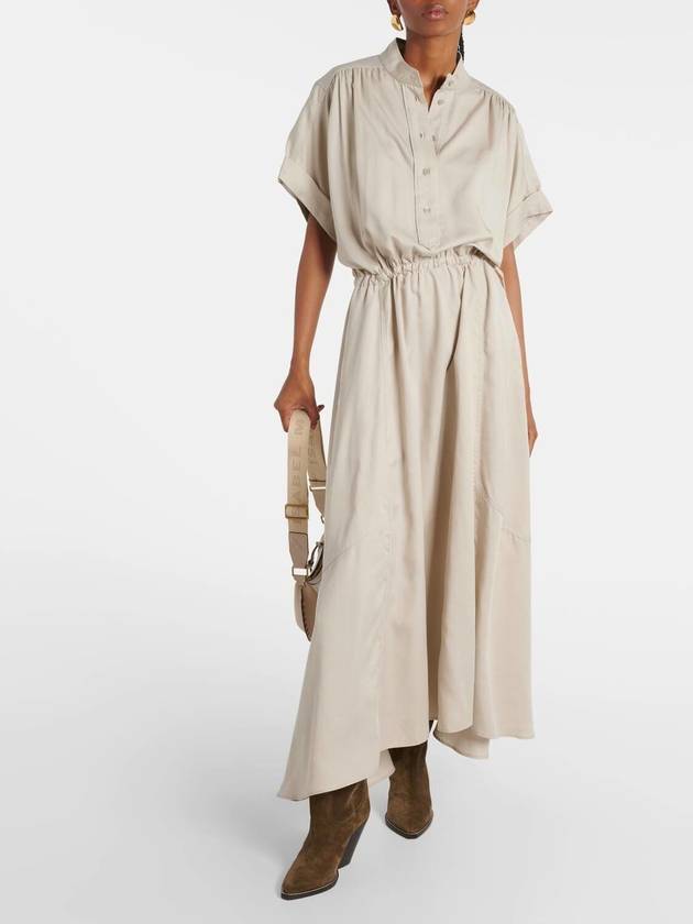 Valencia Long Dress Ecru - ISABEL MARANT - BALAAN 3