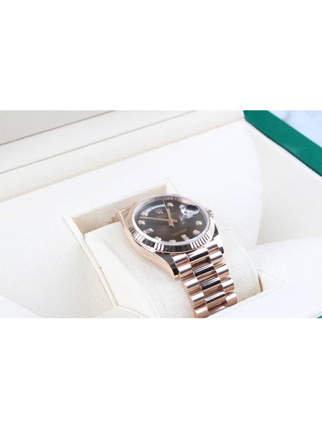 Rolex Day Date 36 Rose Gold Chocolate Ombre 21 Years - ROLEX - BALAAN 4