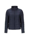 Ultra Light Tech Down 4 Bar Packable Purnel Neck Padding Navy - THOM BROWNE - BALAAN 2