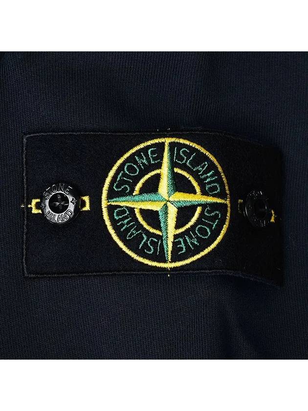 Wappen Patch Garment Dyed Sweatshirt Navy - STONE ISLAND - BALAAN 5