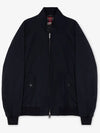 G9 Classic Original Harrington Zip-Up Jacket Dark Navy - BARACUTA - BALAAN 3