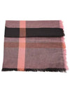 Mega Check Scarf Antique Rose - BURBERRY - BALAAN 4