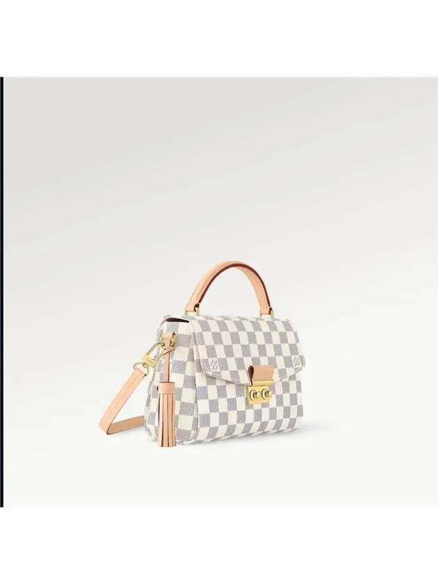 Croisette Damier Azur Cross Bag Cream - LOUIS VUITTON - BALAAN 6