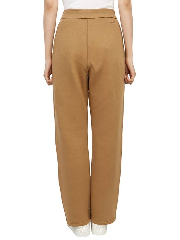 Damiana Brushed Straight Pants Camel - MAX MARA - BALAAN 7