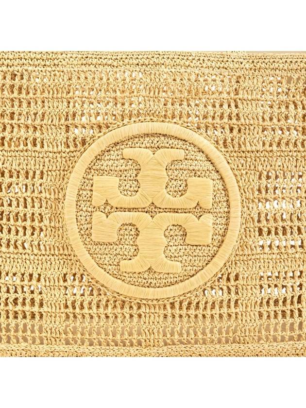 Ella Hand Crocheted Tote Bag Beige - TORY BURCH - BALAAN 5