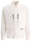 Cotton Popeline Over Long Sleeve Shirt White - CP COMPANY - BALAAN 2