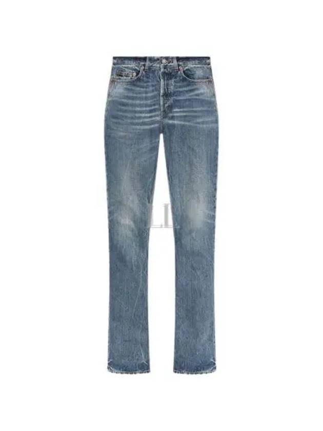 90's Slim Jeans Blue Denim - SAINT LAURENT - BALAAN 2