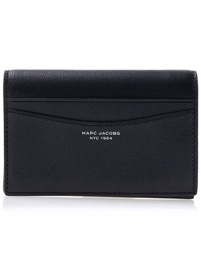 The Slim 84 Leather Half Wallet Black - MARC JACOBS - BALAAN 2