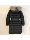 Khloe Long Down Jacket Black - MONCLER - BALAAN 3