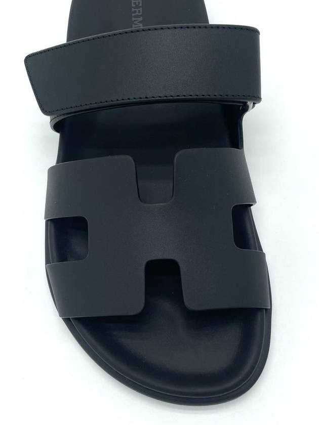 Chypre Calfskin Sandals Black - HERMES - BALAAN 7