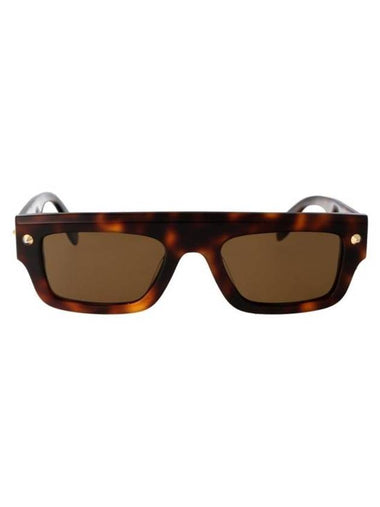 Sunglasses AM0427S 002 002 HAVANA HAVANA BROWN - ALEXANDER MCQUEEN - BALAAN 1