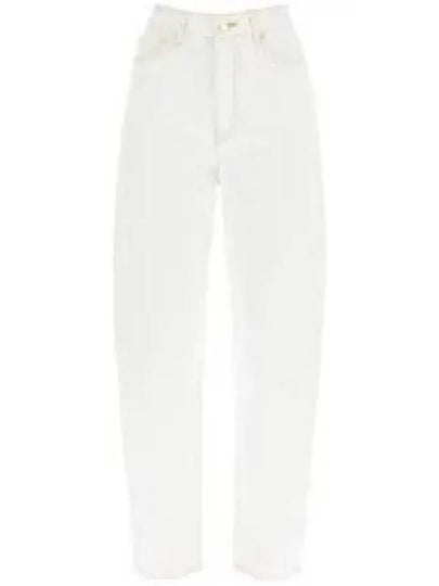 Stary Straight Jeans White - GANNI - BALAAN 2