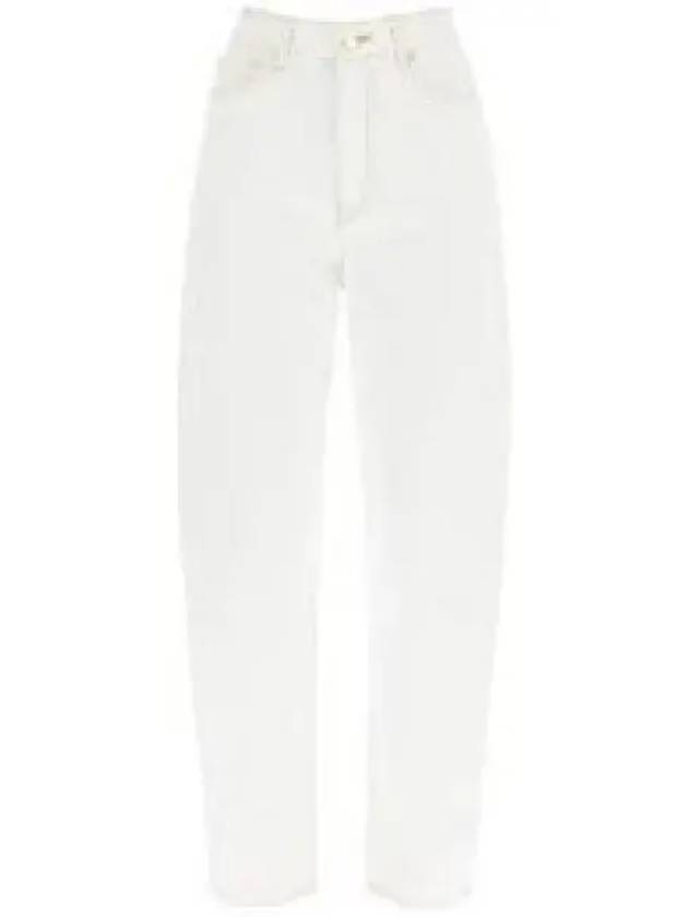 Stary Straight Jeans White - GANNI - BALAAN 2