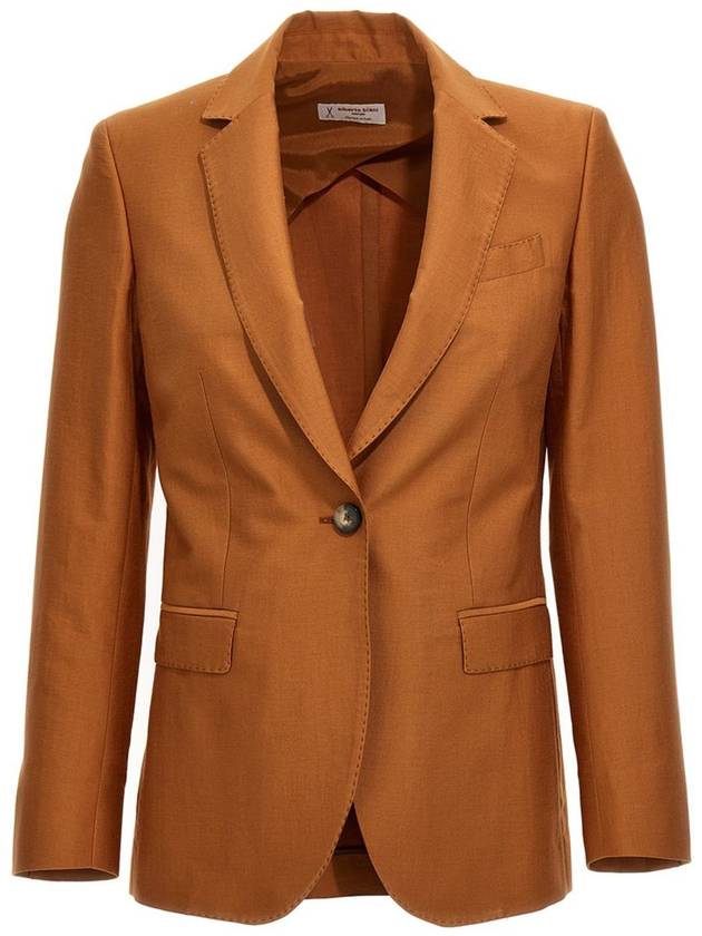 Alberto Biani Cotton Single Breast Blazer Jacket - ALBERTO BIANI - BALAAN 1