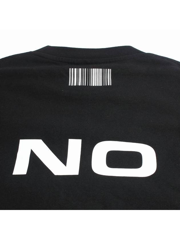 Yes No Print Short Sleeve T-Shirt Black - VETEMENTS - BALAAN 5