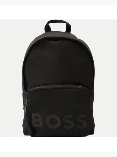 Logo Detail Backpack Black - HUGO BOSS - BALAAN 2