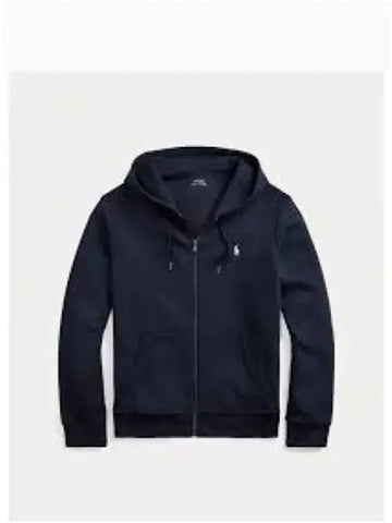 30 points cotton full zip hoodie navy - POLO RALPH LAUREN - BALAAN 1