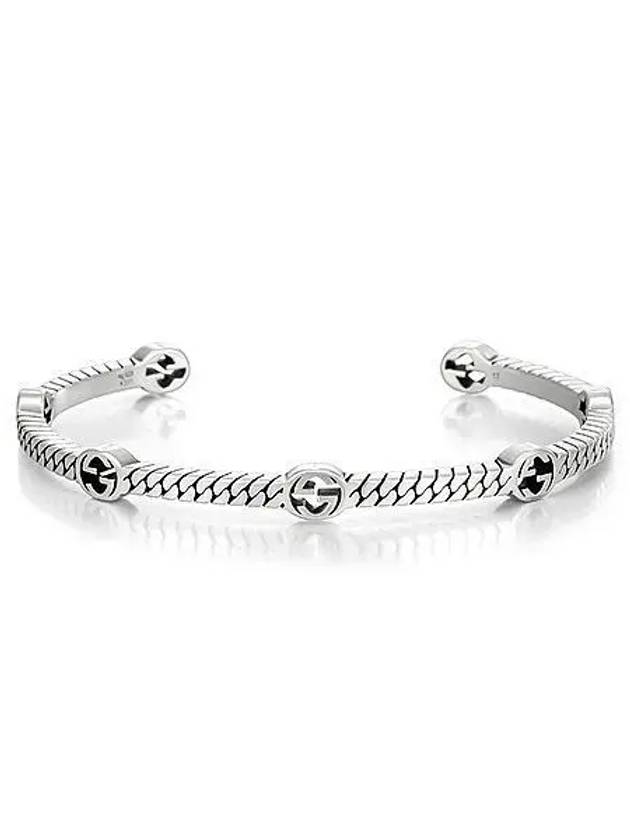 YBA661529001 Ghost Silver Chain Bracelet 1140465 - GUCCI - BALAAN 1