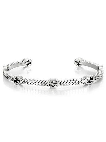 YBA661529001 Ghost Silver Chain Bracelet 1140465 - GUCCI - BALAAN 1