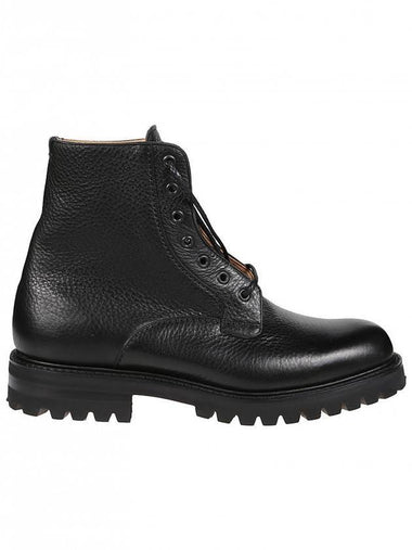 Carport 2 Leather Lace-Up Ankle Boots Black - CHURCH'S - BALAAN 1