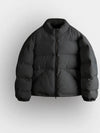 Signature puffer short padded jacket black - INDUST - BALAAN 3