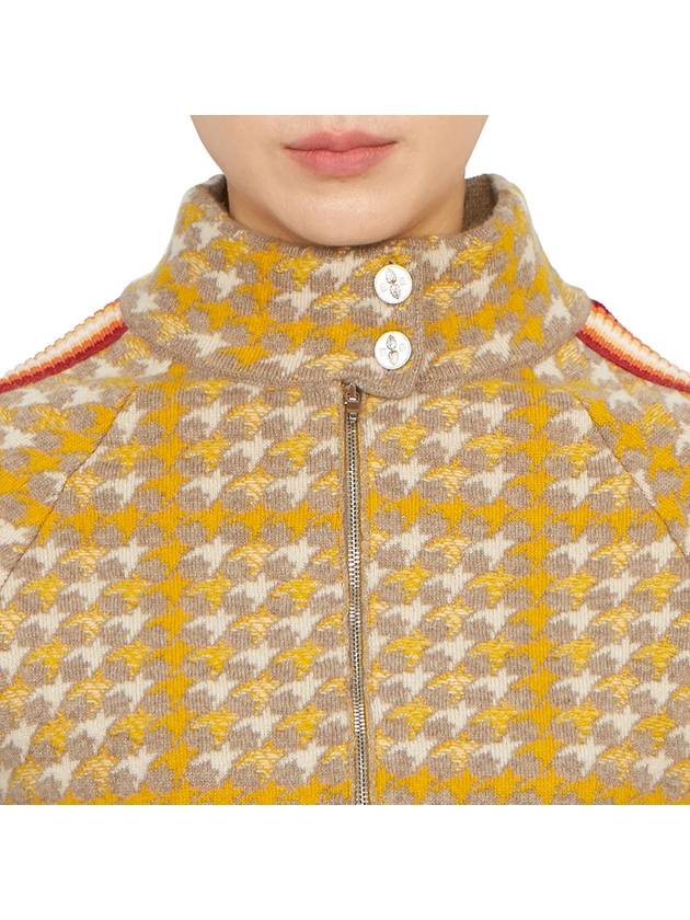 Houndstooth pattern bomber jacket C169285 - BARRIE - BALAAN 8