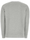 Monochrome Fox Head Patch Classic Cotton Sweatshirt Grey Melange - MAISON KITSUNE - BALAAN 4