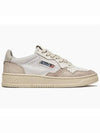 Men's Medalist Low Leather Sneakers White - AUTRY - BALAAN 2