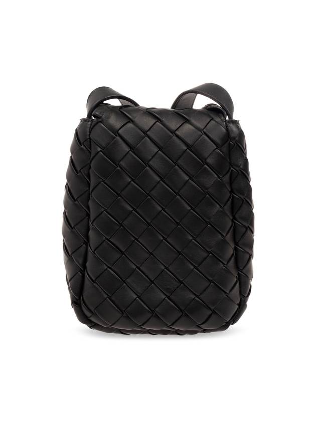 Vertical Cobble Mini Leather Cross Bag Black - BOTTEGA VENETA - BALAAN 1