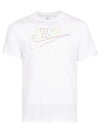 Sportswear Logo Print Club Short Sleeve T-Shirt White - NIKE - BALAAN 1