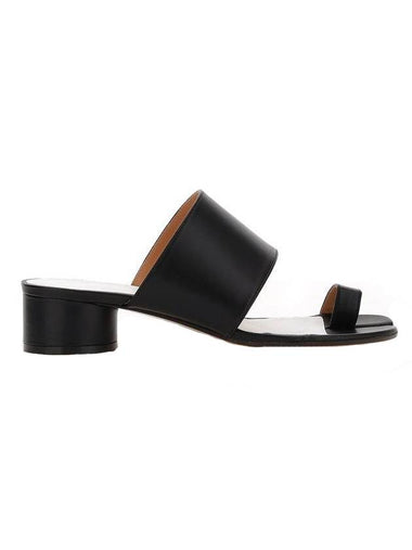 Women's Tabi Bold Strap Hanna Mule Black - MAISON MARGIELA - BALAAN 1