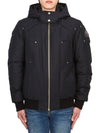 Ballistic Hooded Down Bomber Padding Navy - MOOSE KNUCKLES - BALAAN 2