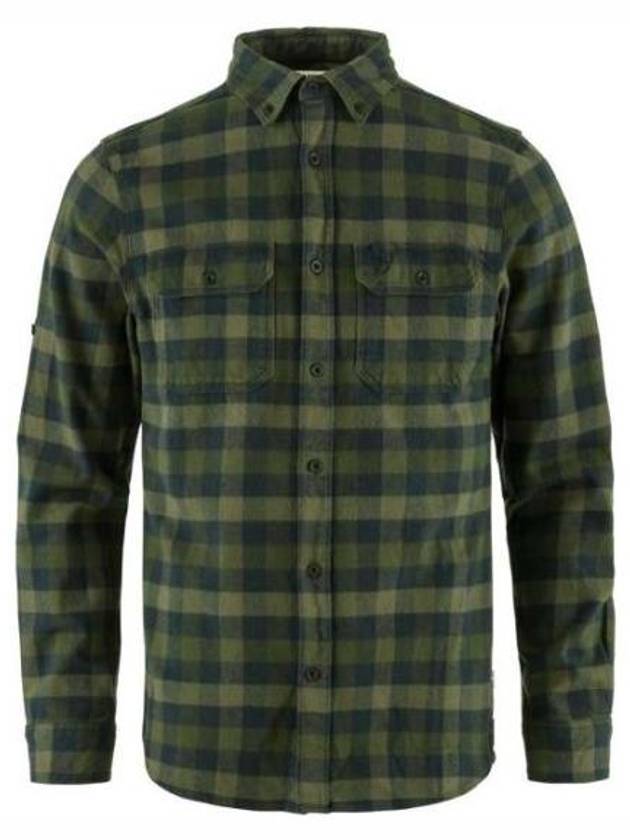 Skog Check Long Sleeve Shirt Green - FJALL RAVEN - BALAAN 2