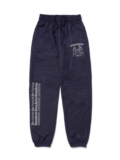 Classic Double Logo Track Pants Indigo - CONECTX - BALAAN 2