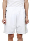 Stone Island logo print elastic waist shorts - STONE ISLAND - BALAAN 2